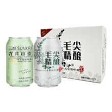 三麒 龙井小麦/毛尖中式精酿啤酒320ml*6罐