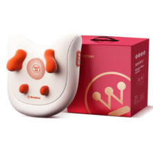 西屋（Westinghouse）美国西屋BX3-2颈椎按摩器肩颈按摩器BX3二代大力枕斜方肌颈部按摩仪腰部按摩靠垫三八妇女神节礼物 BX3-2可可白