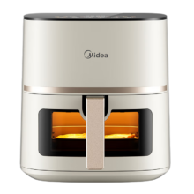 PLUS包邮：美的（Midea）空气炸锅 不用翻面透明可视炸烤一体机 家用大容量全自动烤箱KZC5089 5L