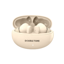 DOUBLE TUNE 鹅卵石系列E2 真无线蓝牙耳机 DT入耳式耳机 米色