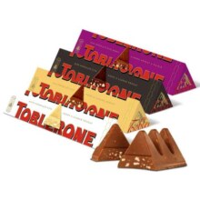 Toblerone 三角原装进口巧克力 牛奶巧克力100g【尝鲜/1条】