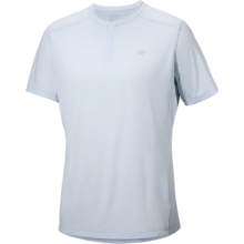 ARC'TERYX 始祖鸟 KADEM HENLEY SS 透气男子速干短袖T恤 Daybreak Heather破晓蓝