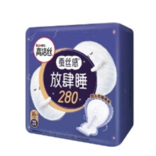 京东百亿补贴：高洁丝 经典棉柔卫生巾 放肆睡280mm16片*2包