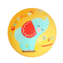 费雪(Fisher-Price)婴儿拍拍球 小孩充气球 甩甩球幼儿园玩具球小皮球 拍拍球-黄小象