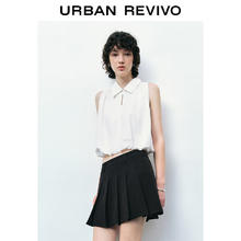 UR UR 2024夏季女装时髦通勤无袖罩衫 UWU240072