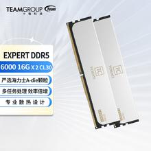 十铨 科技EXPERT引领者 DDR5内存条台式机矮马甲条7200 6400 6000 32G 48G 64G 96G 10层PCB板 原厂颗粒