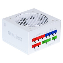 先马（SAMA）黑钻650W 金牌全模组 白色 主机电脑电源 14CM小机身/双8Pin供电/智能温控/风扇一键启停/压纹线