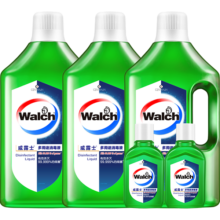 PLUS会员、首购：威露士多用途消毒液(1L*3+60ml*2)衣物消毒水居家地板杀菌除螨 非84酒精