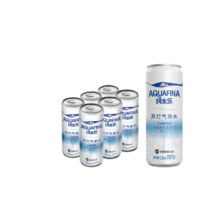 plus会员：百事可乐 AQUAFINA 纯水乐苏打气泡水 330ml *6听