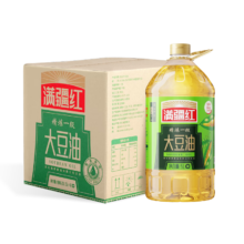 PLUS会员: 满疆红 食用油 精炼一级大豆油 5L*4桶