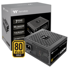 Thermaltake（Tt）额定650W 钢影Toughpower SFX 电脑电源（80PLUS金牌/全模组/全日系电容/附ATX转接架）
