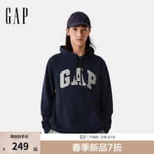 Gap 男女装2025春季贴布绣logo连帽衫卫衣经典上衣美版868453 5个颜色可选