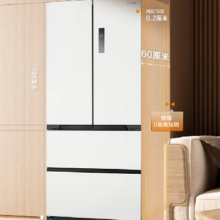 新品上市：Midea 美的508 真香系列M60双系统法式四门冰箱 超薄平嵌双循环 BCD-508WUFPZM(E) 星尘白【25年新款】