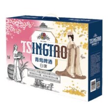 京东百亿补贴：TsingTao 青岛啤酒 经典*4+樱花*3+桂花*3 500ml*10罐 白啤礼盒