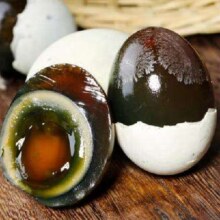 京喜加 松花皮蛋50-59g批发新鲜即食无铅松花皮蛋溏心皮蛋 6枚
