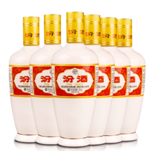 汾酒 出口汾酒500mL 杏花村白酒 53度 500mL 6瓶 出口瓷汾酒