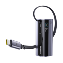 plus会员：倍思 极客充 充电宝自带线100W 10000毫安