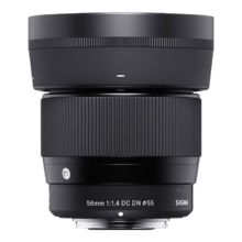 PLUS会员：适马 56mm F1.4 DC DN｜Contemporary 半画幅 大光圈定焦镜头 人像肖像特写 赠一块UV镜
