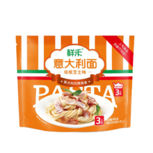 鲜禾 意大利面芝士培根味 含酱包 696g/袋装（3人份）