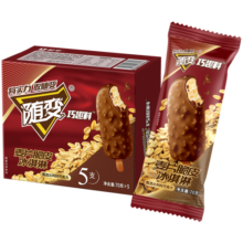 蒙牛（MENGNIU）【凤凰传奇推荐】随变麦片脆皮冰淇淋70g*5支/盒雪糕冰棍奶糕冷饮