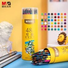 M&G 晨光 无木环保可擦彩色铅笔48色