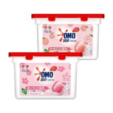 【超级桶】奥妙桃桃春日香柔洗衣凝珠50颗+樱花除菌凝珠50颗
