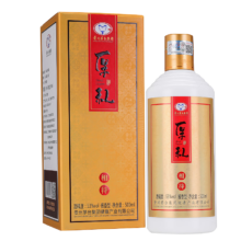 茅台集团 厚礼相待 红标 酱香型白酒 53度 500ml 单瓶装