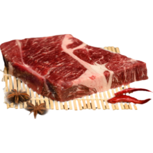 plus会员：京觅美国谷饲原切上脑牛排进口 choice 安格斯牛肉 200g