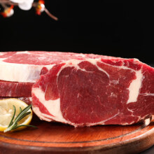 百里炙 原切眼肉牛排 5片750g *2件