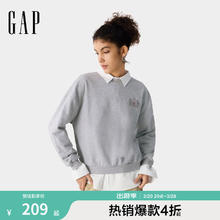 Gap 女装刺绣logo圆领卫衣 760790