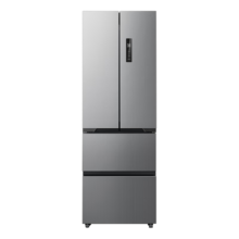 限地区、PLUS包邮：Midea 美的 MR-417WFPE银法式多门四开门嵌入式60CM 电冰箱 MR-417WFPE 流苏银