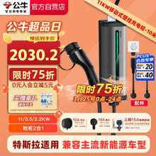 公牛 便携式充电桩 11KW 组合枪+壁挂架10米
