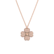 施华洛世奇（SWAROVSKI）Latisha幸运四叶草项链女吊坠女士轻奢生日礼物女 镀玫瑰金色 5636489