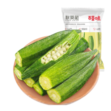 再降价、plus会员：百草味 秋葵脆 50g/袋