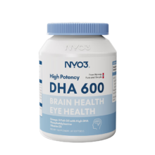 26日21点20分、限500件：NYO3  DHA鱼油60粒 300mg 含神经酸 版本升级