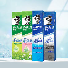 好来牙膏超白茶家庭套装190g*4支