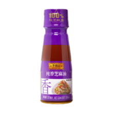 PLUS会员：李锦记 纯香芝麻油100ml【一级】100%芝麻香油