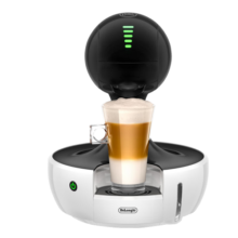 德龙(Delonghi) EDG645.W 意式家用办公全自动胶囊咖啡机 冷热可调 智能触屏操作 15Bar泵压 白色 现货