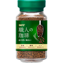 悠诗诗（UCC） 职人速溶冻干咖啡粉 90g 深厚浓郁 日本进口
