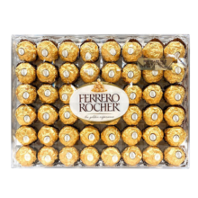 费列罗（FERRERO）榛果牛奶巧克力48粒600g原装进口零食喜糖送男女情人节礼物