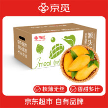 京觅 海南金煌芒果 中果净重4.5斤装/单果250g起
