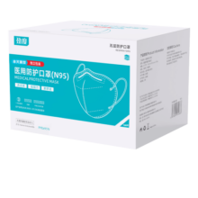 劲度（JINDU）N95型口罩医用一次性防护口罩双层熔喷布防细菌飞沫雾霾成人100只