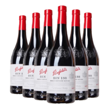 京东百亿补贴：Penfolds 奔富 Bin138 澳版 设拉子 干红葡萄酒 原瓶进口 750ml*6瓶 整箱装
