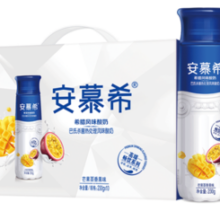 限厦门！ yili 伊利 国产安慕希芒果百香果风味酸牛奶 230g*10瓶 礼盒装