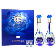 88VIP会员：洋河 梦之蓝水晶版 52%vol 浓香型白酒 550ml*2瓶 礼盒装券后909.05元