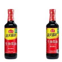 Plus会员:海天 生抽酱油500mL*2瓶