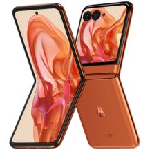 plus会员:摩托罗拉 联想moto razr 50 超轻时尚 多功能大外屏 60万次折叠认证 5GAI手机 12+512GB热爱橙