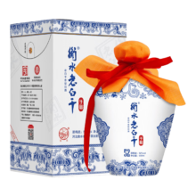 衡水老白干青花手酿 老白干香型白酒 52度 500ml单瓶装 纯粮酿造口粮酒