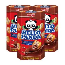 meiji 明治 巧克力小熊夹心饼干50g×3盒+赠50g