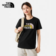 百亿补贴：The North Face 北面 短袖T恤女 简约LOGO印花